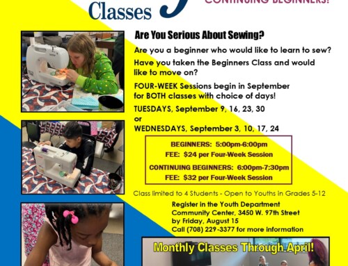 Youth Sewing Classes!