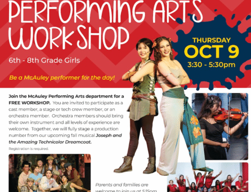 McAuley Junior High Performing Arts Workshop